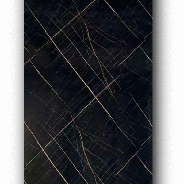PVC Panel - Black Marble Continuous Pattern