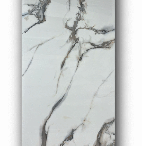 PVC Panel - White Black Marble Look like Panel